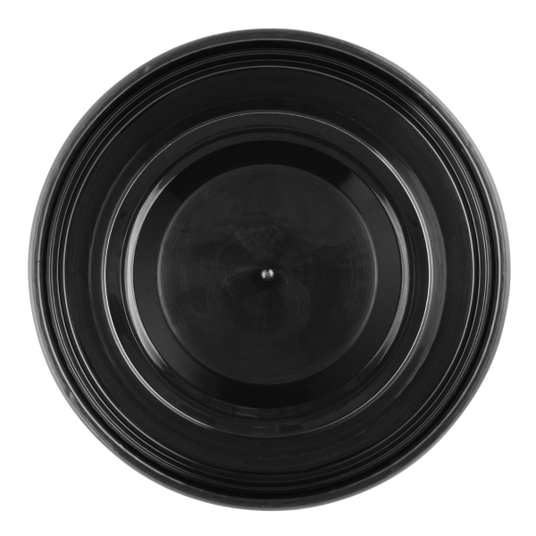 [240 sets] 12 oz Deli Containers with Lids | Injection Molded PP | Black
