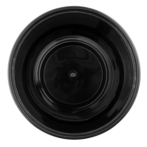 [240 sets] 24 oz Deli Containers with Lids | Injection Molded PP | Black