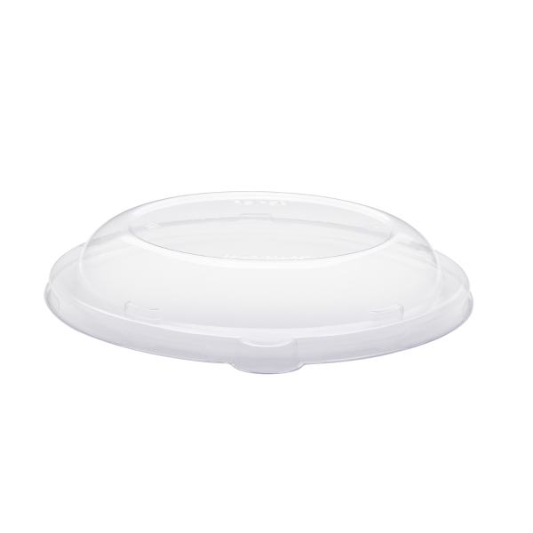 [200 ct] Bowl Lids | For 24-40 oz Molded Fiber Bowl | PET | 204.4 mm