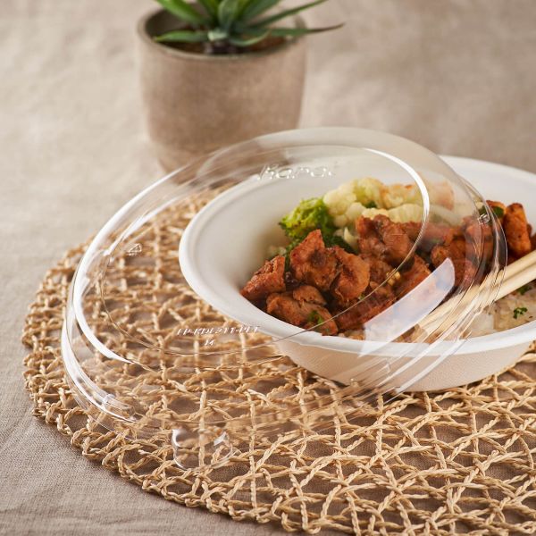 [200 ct] Plastic Dome Bowl Lids | PET | 211.9 mm
