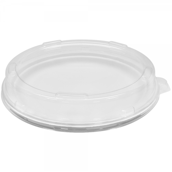[200 ct] 9" Disposable Dome Lids for Molded Fiber Plates | PET
