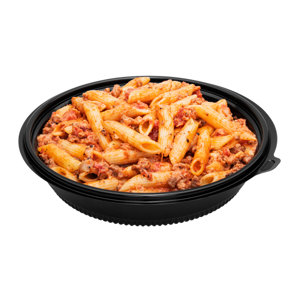 [150 ct] 32 oz PP Round Microwaveable Container, Black