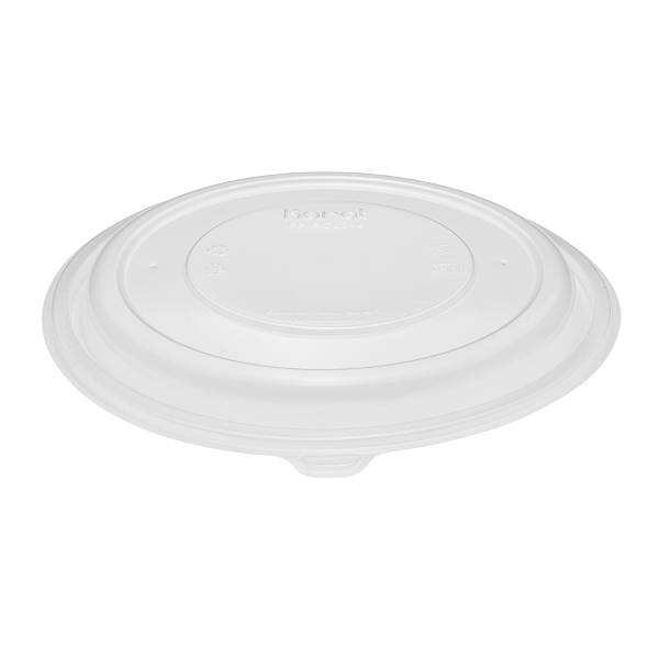 [150 ct] PP Lid for 32 & 48 oz PP Round Microwaveable Container, Translucent