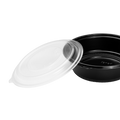 [150 ct] PP Lid for 32 & 48 oz PP Round Microwaveable Container, Translucent