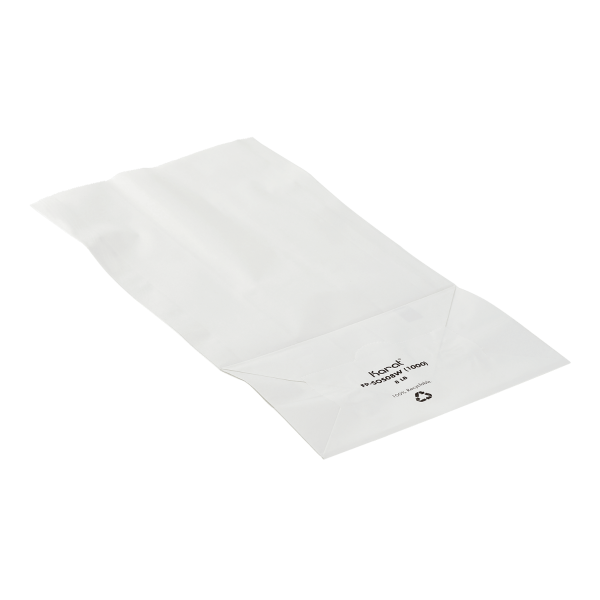 [1,000 ct] 8 lb Paper Bag, White