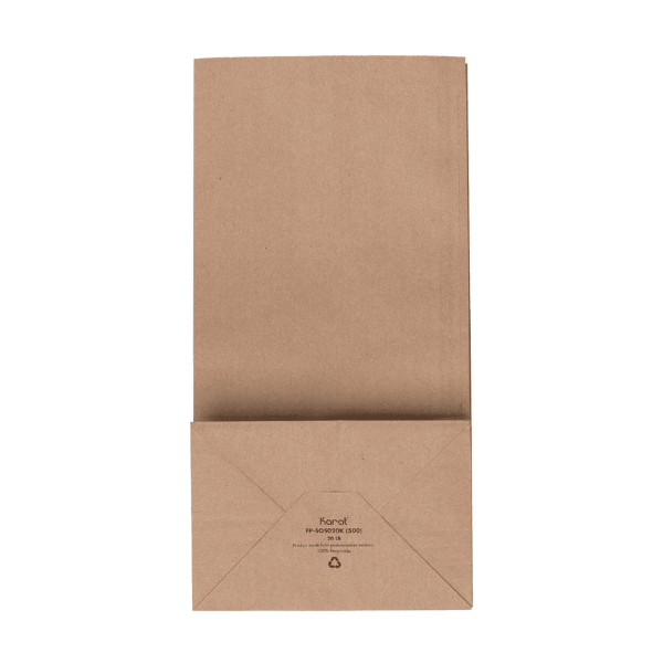 [500 ct] 20 lb Paper Bag, Kraft
