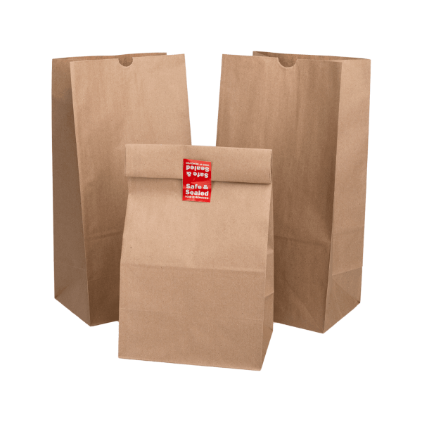 [500 ct] 20 lb Paper Bag, Kraft