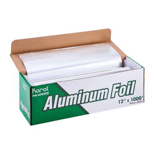12" x 1000' Standard Aluminum Foil Roll - 1 roll