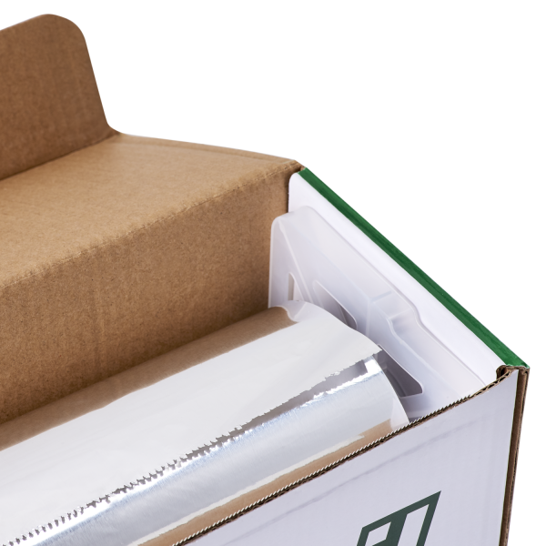 12" x 1000' Standard Aluminum Foil Roll - 1 roll