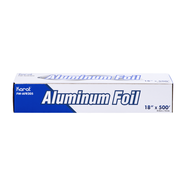 18" x 500' Standard Aluminum Foil Roll - 1 Roll