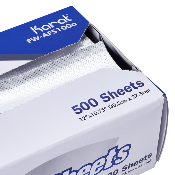 [3,000 sheets] 10.75" x 12" Standard Pop-up Aluminum Foil Sheets
