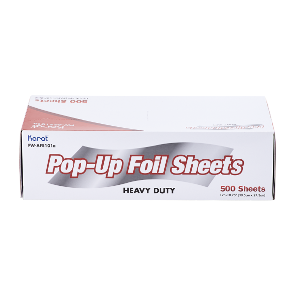 [3,000 sheets] 10.75" x 12" Heavy-Duty Pop-up Aluminum Foil Sheets