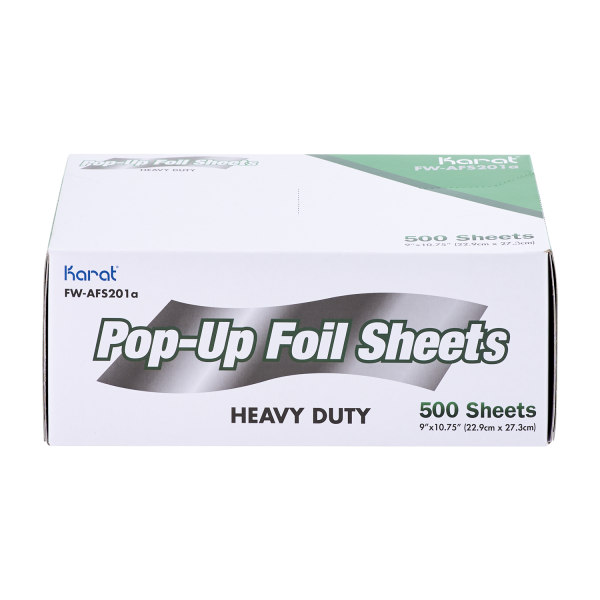 [3,000 sheets] 9" x 10.75" Heavy-Duty Pop-up Aluminum Foil Sheets