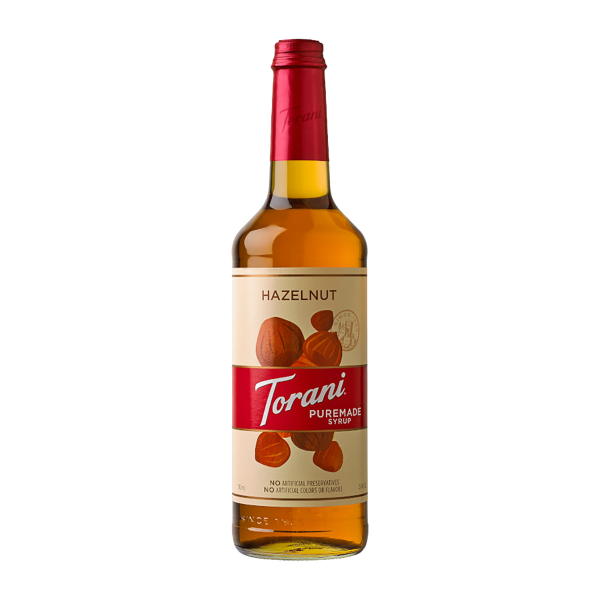 Torani Puremade Hazelnut Syrup - Bottle (750mL)