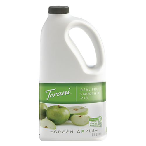 Torani Green Apple Real Fruit Smoothie Mix - Bottle (64oz)