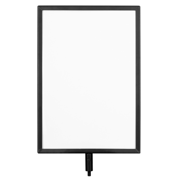 [Black] 8.5" x 12.5" Guidance Stanchion Sign Holder