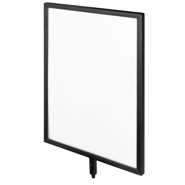 [Black] 8.5" x 12.5" Guidance Stanchion Sign Holder