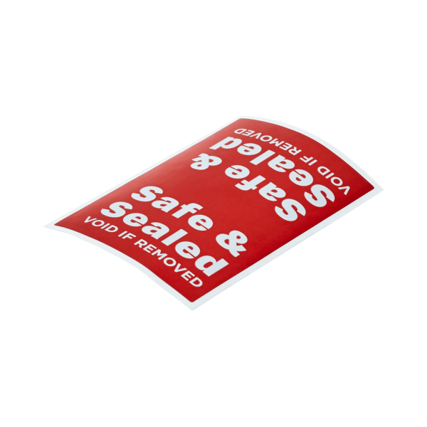 [2,500 ct] Tamper Evident Labels (1 1/2” x 2 1/3”)