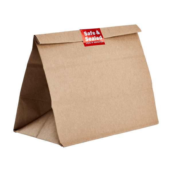 [2,500 ct] Tamper Evident Labels (1 1/2” x 2 1/3”)