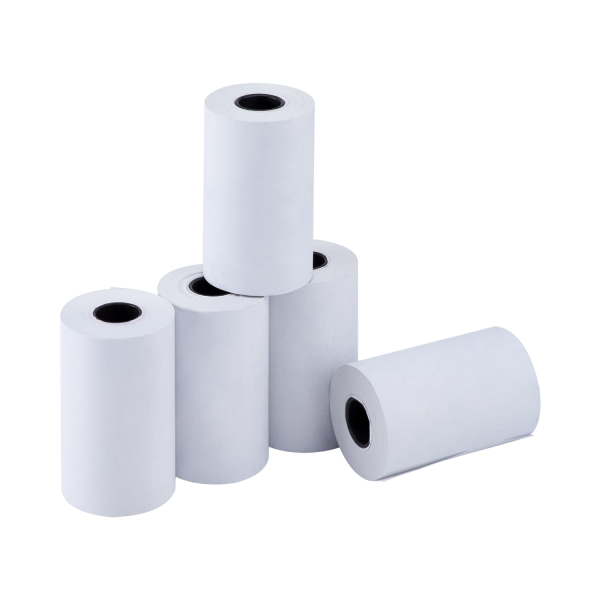 [50 ct] 2 1/4" x 50' Thermal Paper Rolls, White