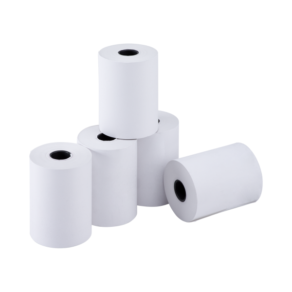 [50 ct] 2 1/4" x 85' Thermal Paper Rolls, White