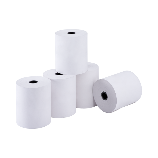 [50 ct] 3 1/8" x 220' Thermal Paper Rolls, White