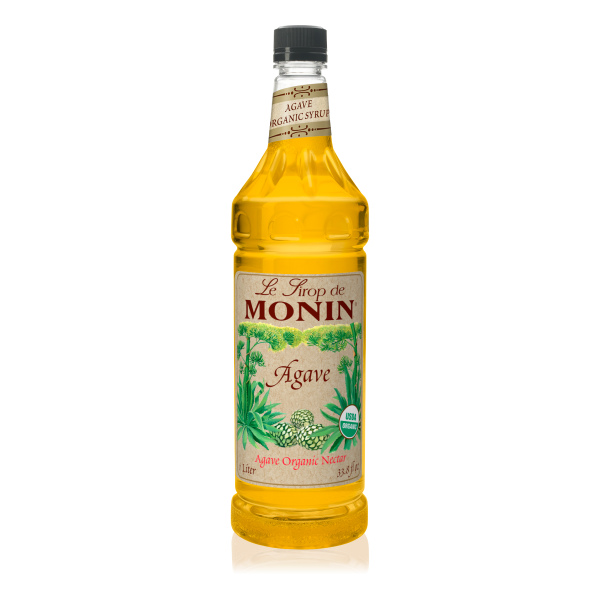 Monin Agave Nectar Organic Sweetener Syrup - Bottle (1L)