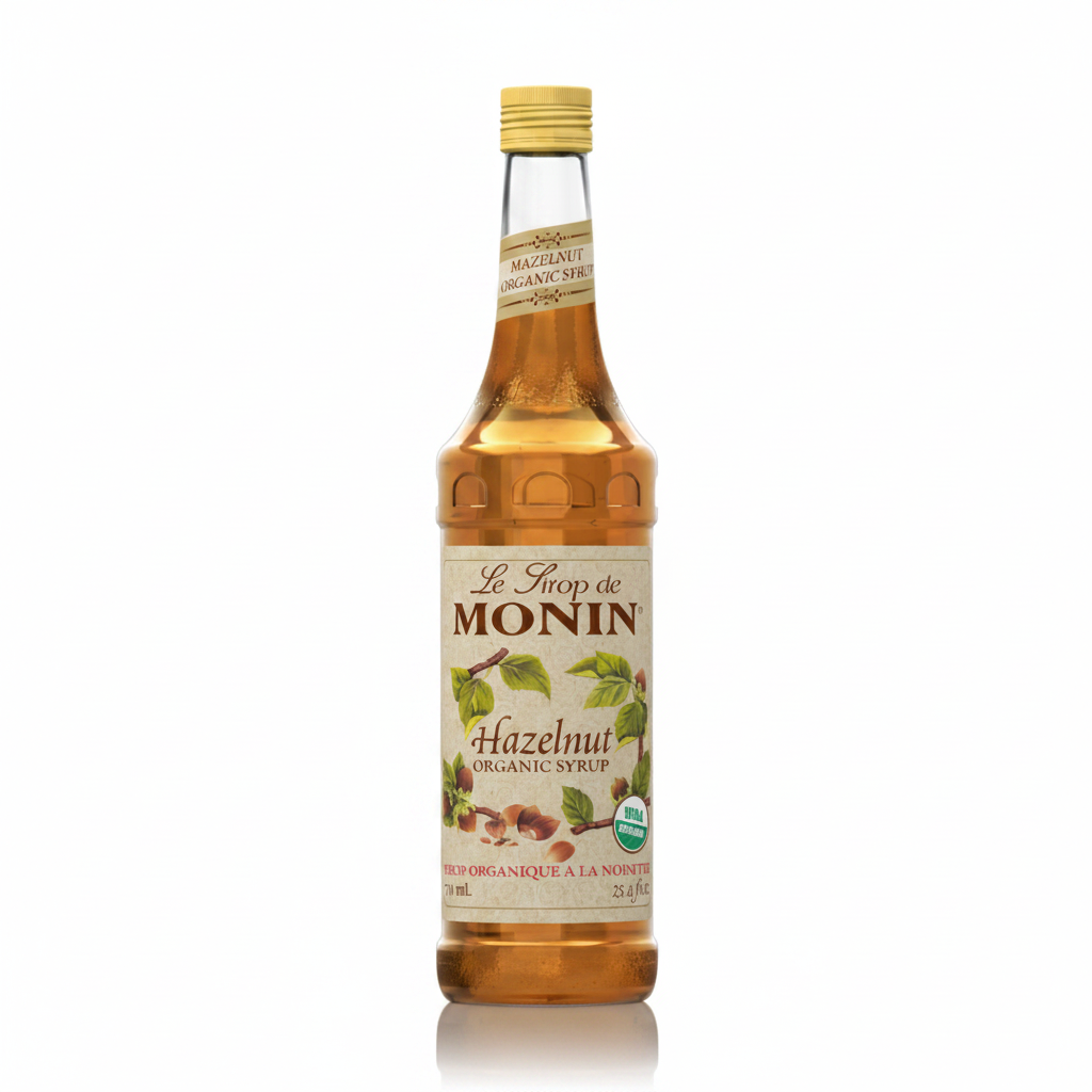Monin Hazelnut Organic Syrup - Bottle (750mL)