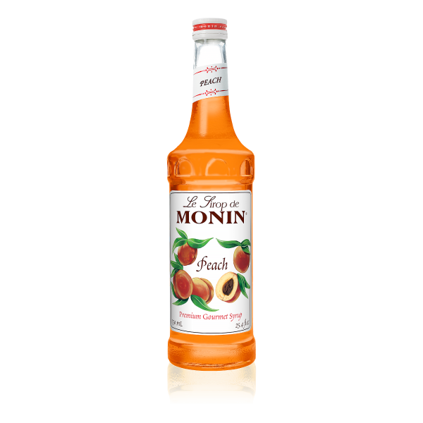 Monin Peach Syrup - Bottle (750mL)