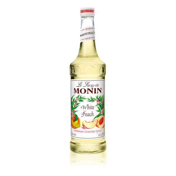 Monin White Peach Syrup - Bottle (750mL)