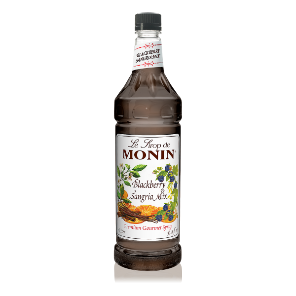 Monin Blackberry Sangria Mix Syrup - Bottle (1L)