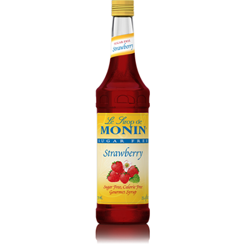 Monin Sugar Free Strawberry Syrup - Bottle (750mL)