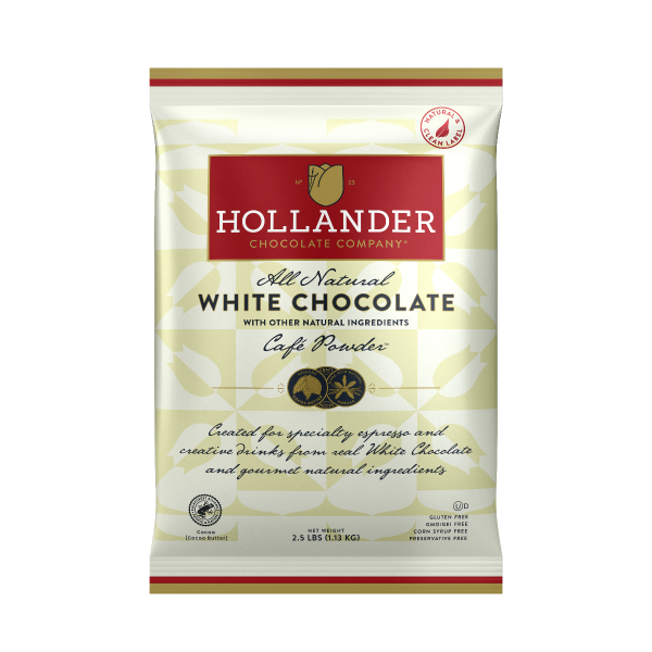 Hollander Sweet Ground White Chocolate Powder - Bag (2.5 lbs)