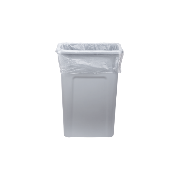 [1,000 Bags] High Density 12-16 Gallon Trash Bags (24" x 33"), 6 Micron