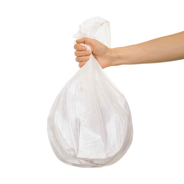 [1,000 Bags] High Density 12-16 Gallon Trash Bags (24" x 33"), 6 Micron