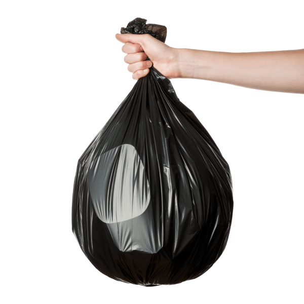[100 Bags] Low Density 33-39 Gallon Trash Bags (33" x 39"), 1.2 Mil