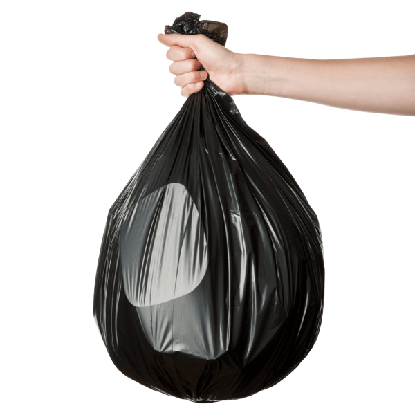[100 Bags] Low Density 55-60 Gallon Trash Bags (38" x 58"), 1.2 Mil