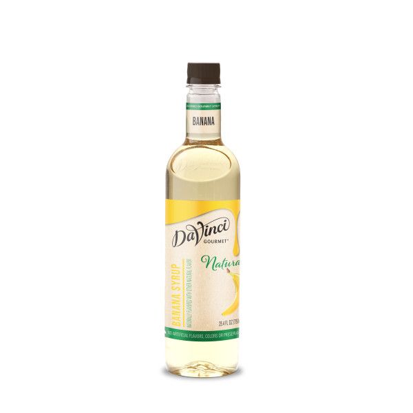 DaVinci All Natural Banana Flavored Syrup - Bottle (750mL)