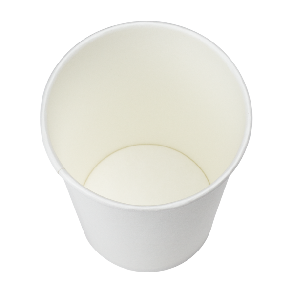 [1,000 ct] 6 oz Paper Coffee Cups | White | 70 mm