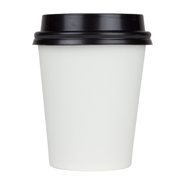 [1,000 ct] 6 oz Paper Coffee Cups | White | 70 mm