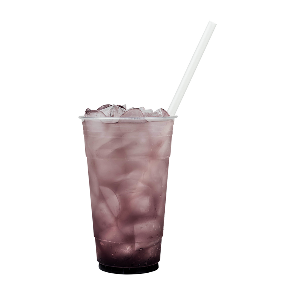 Karat Earth 10.25" Giant Paper Straw (7mm) Paper Wrapped, White - 1,200 pcs