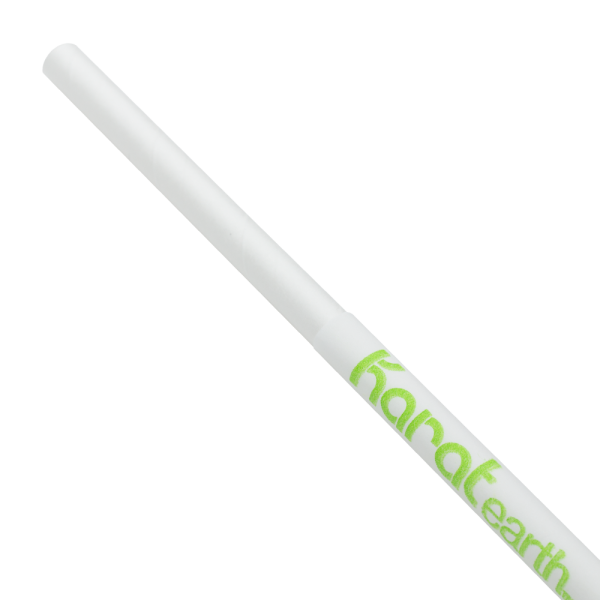 Karat Earth 10.25" Jumbo Paper Straw (5mm) Paper Wrapped, White - 1,200 pcs