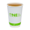 Karat Earth 16oz Eco-Friendly Insulated Paper Hot Cups (90 mm), Generic Print - 500 pcs
