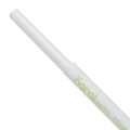 Karat Earth 7.75" Giant Paper Straw (7mm) Paper Wrapped, White - 2,000 pcs