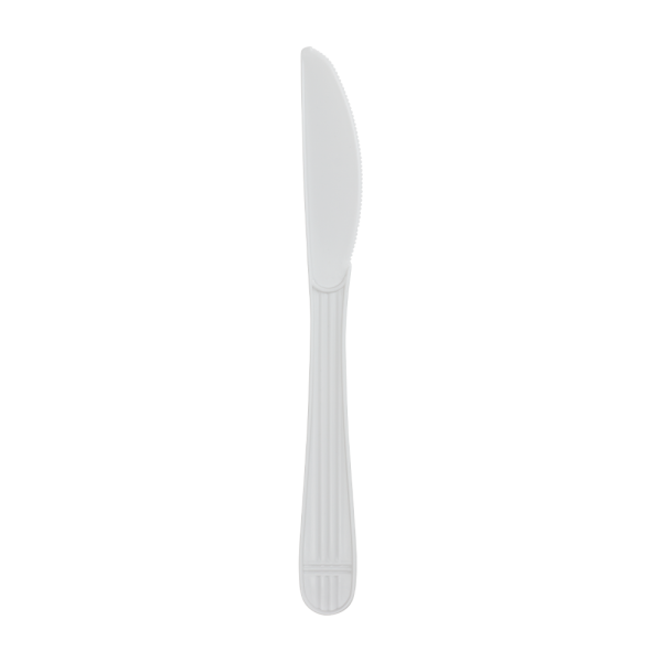 [1,000 ct] PP Plastic Premium Extra Heavy Weight Knives, White