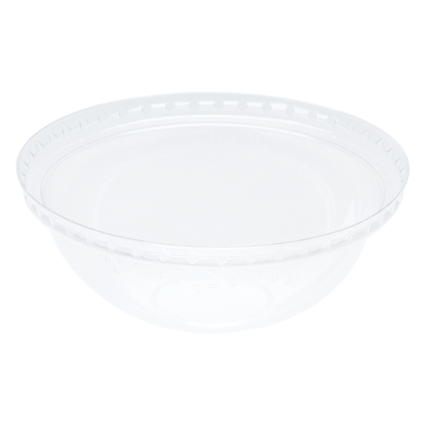 [600 ct] 32 oz Plastic Dome Cup Lids | PET | No Hole | 104.5 mm