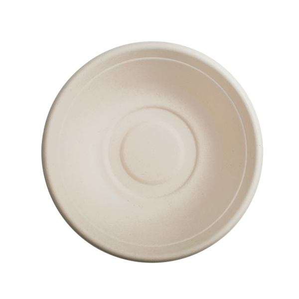 Karat Earth 32oz Molded Fiber Round Bowl, PFAS Free, Natural - 500 pcs