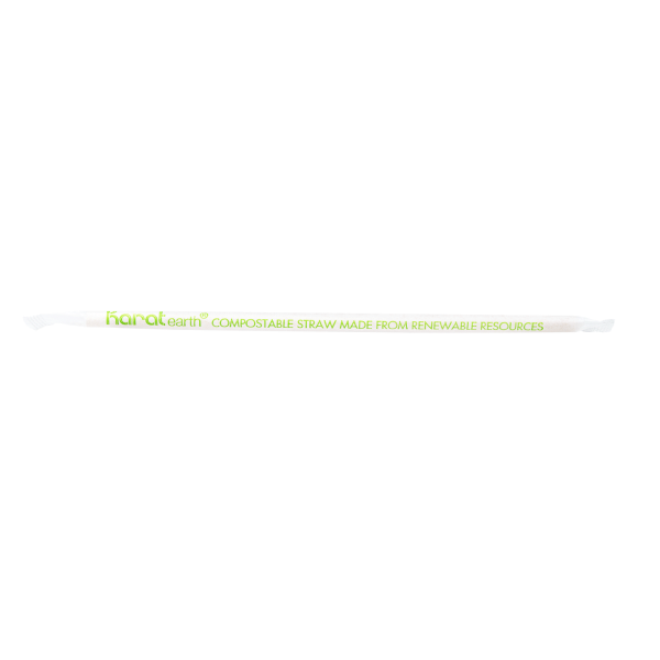 Karat Earth 7.75" Paper Jumbo Straw Paper Wrapped, Kraft - 2,000 pcs