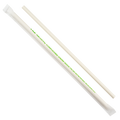 Karat Earth 9" Jumbo Paper Straw Wrapped, White - 1,200 pcs
