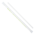 Karat Earth 9" Giant Paper Straw (7mm) Wrapped, White - 1,200 pcs